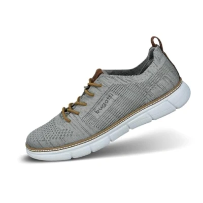 Afbeelding van bugatti Sneaker Sneakers laag, Heren, Maat: 40, Beige Textiel