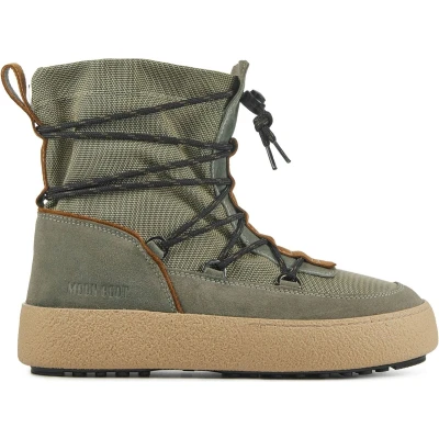 Afbeelding van Moon boot Enkellaarsjes Heren Outdoor / Snowboots Herenschoenen Nylon 24400300 Beige combi Maat 40