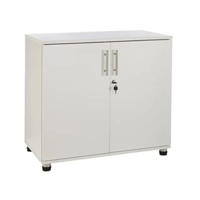 Afbeelding van MMT Furniture Designs Ltd Kantooropbergkast, vervaardigd houten laminaat, wit, 80cm (b) x 45cm (d) 75cm (h)