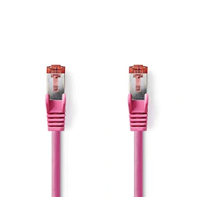 Afbeelding van Netwerkkabel Cat6 S/FTP 5 meter (100% koper, LSZH, Roze)
