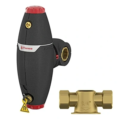 Afbeelding van Flamco XStream Vent Clean lucht vuilafscheider DN25 G 1&quot; F