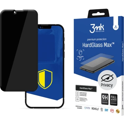 Afbeelding van Apple iPhone 13 Mini Black 3mk HardGlass Max Privacy