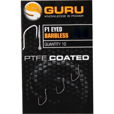 Afbeelding van Guru F1 Eyed Barbless (10pcs) Maat : 14