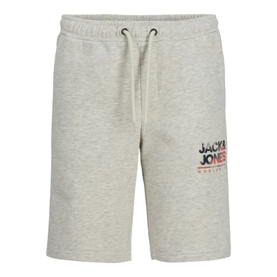 Afbeelding van JACK &amp; JONES JUNIOR sweatshort wit