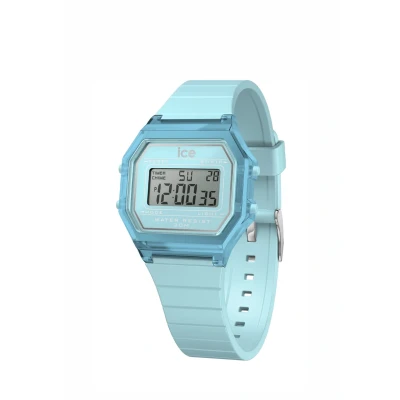 Afbeelding van Ice Watch Retro Clear Small Digitaal horloge voor kinderen, Maat: One Size, Blue