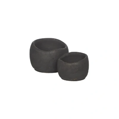 Afbeelding van STILL Waxinelichthouder Set Black Series Zwart 11 x 8 cm en 9 7
