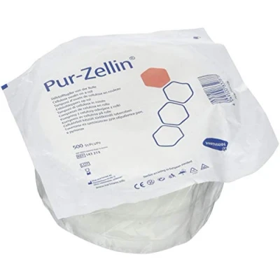 Afbeelding van Pur Zellin Hartmann 4 x 5 cm celstofdepper 500 stuks niet steriel