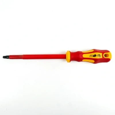 Afbeelding van INGDAUM® VDE torx schroevendraaier voor schroeven T8, T9, T10, T15, T20, T25, T30 en T40, afzonderlijk als set, geïsoleerd tegen 1000 V (T40)