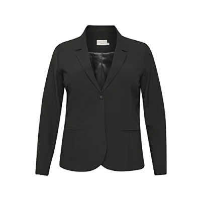 Afbeelding van Kaffe Curve JIA Blazer, Dames, Maat: 44, Dark grey melange