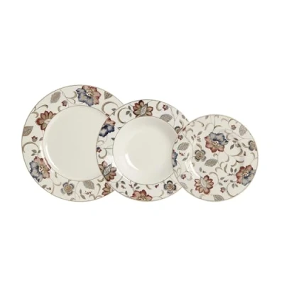 Afbeelding van QUEEN&#039;S Jacobean keramisch servies, 12 delig, voor 4 personen