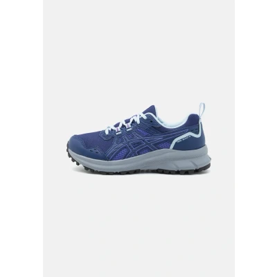 Afbeelding van Asics Trail Scout 3 hardloopschoenen, Dames, Maat: 39, Indigo blue/light blue Imitatieleer/ textiel