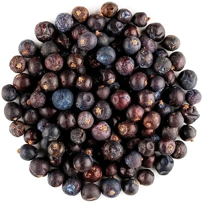 Afbeelding van Jenever Bes Gedroogd Bio Jeverbessen Sappig En Groot Zorgvuldig Gedroogde Jeneverbes