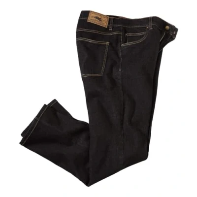 Afbeelding van ATLAS FOR MEN Zwarte regular stretch jeans Heren Verkrijgbaar in grote maten W46