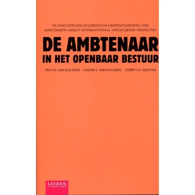 Afbeelding van De ambtenaar in het openbaar bestuur