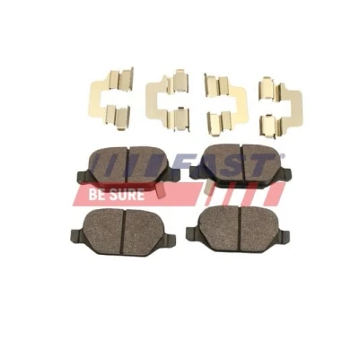 Afbeelding van FAST FT29176 Remblokkenset 1e achteras links, rechts FIAT: Panda III Hatchback