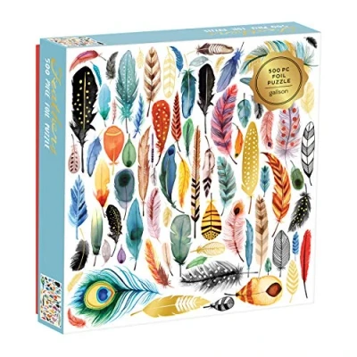 Afbeelding van Feathers 500 Piece Foil Puzzle