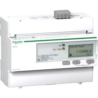 Afbeelding van Schneider electric acti 9 elektriciteitsmeter iem3355 125a kwh meter modbus mid a9mem3355