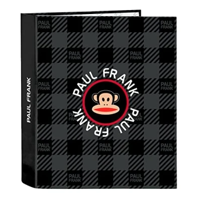 Afbeelding van Ringmap Paul Frank Campers Zwart A4 (27 x 33 6 cm)