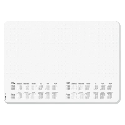 Afbeelding van Designonderlegger Sigel punt gelijnd wit 26/27 59,5x41cm 30 vel 80 gra