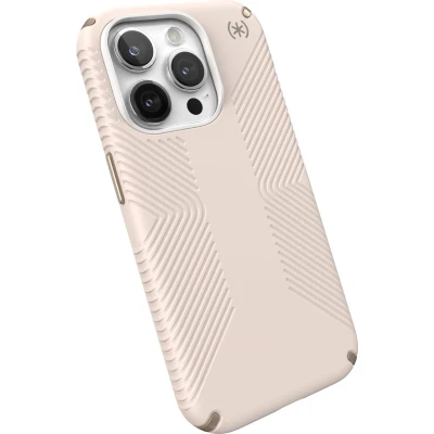 Afbeelding van Speck Presidio2 Grip Apple iPhone 15 Pro Bleached Bone with Microban