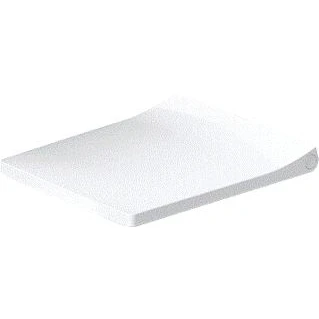 Afbeelding van Duravit Viu WC zitting 43.3x37.1x4.38cm compact met softclose quickrelease Kunststof wit Glanzend
