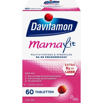 Afbeelding van Gratis Verzending: 2x Davitamon Compleet Mama Fit 60 tabletten