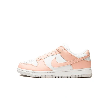 Afbeelding van Nike Sportswear DUNK NEXT Nature Sneakers laag, Dames, Maat: 36, White/pale coral Imitatieleer/ textiel
