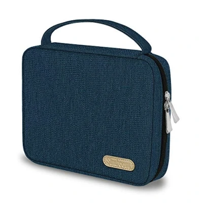 Afbeelding van SIMBOOM Horlogeband Organizer Bag, Uitbreidbaar Draagtas Morsbestendig Nylon Houdt 20 Horlogebanden Opbergtas Case Pouch voor de meeste maten horlogebanden, Pin of Horloges,