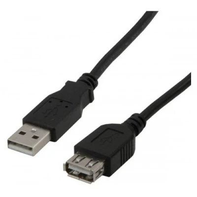 Afbeelding van MCL MC922AMF 5M/N USB kabel 2.0 A Zwart