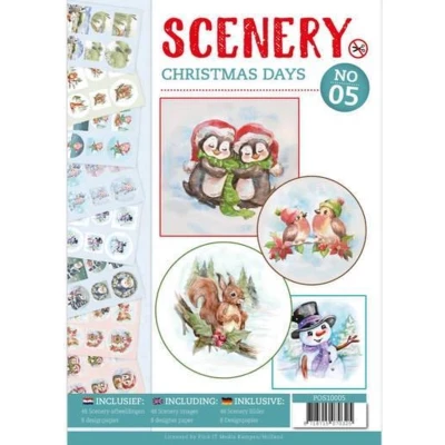 Afbeelding van Nr. 5 Christmas Days Push Out Book Scenery