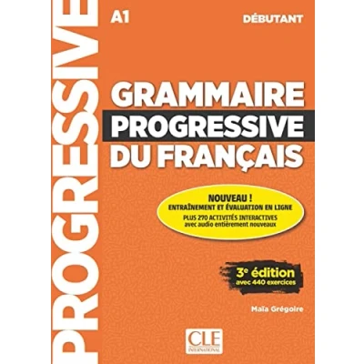 Afbeelding van Grammaire progressive du français Niveau débutant. Buch + Audio CD: débutant, 2ème édition avec 440 exercices. Livre exercices CD