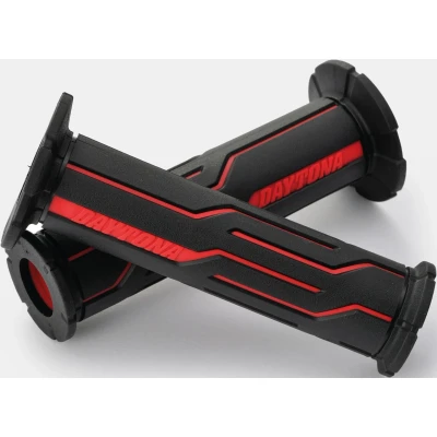 Afbeelding van DAYTONA Rubber grip d lin sw/rt 125 open