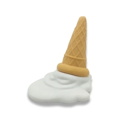 Afbeelding van Deurstopper ijs grappig Perfect voor kinderen en ijsliefhebbers Gekke aap