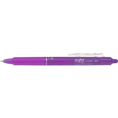 Afbeelding van Pilot Frixion 0.7 mm clicker pen uitwisbaar paars 4731