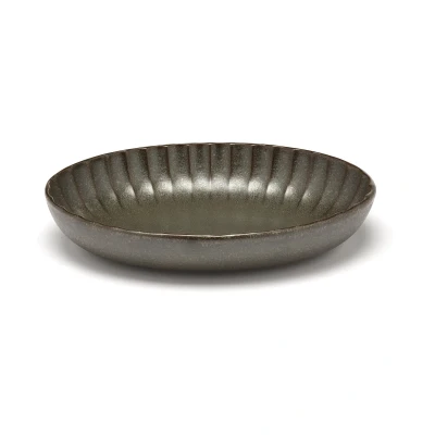 Afbeelding van Serax Inku schaal 19 cm Bronsgroen