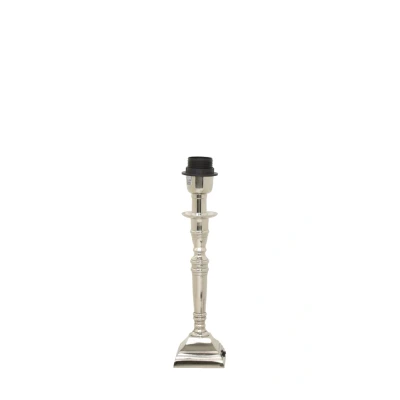 Afbeelding van Light &amp; Living Lampvoet DELHI Ø8x25cm Zilver