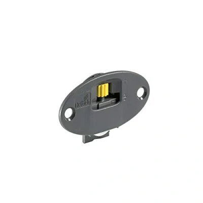 Afbeelding van HETTICH 9115219 Slide Line 55 Plus loopdeel voor schuifdeuren binnenin, kunststof antraciet, zilver