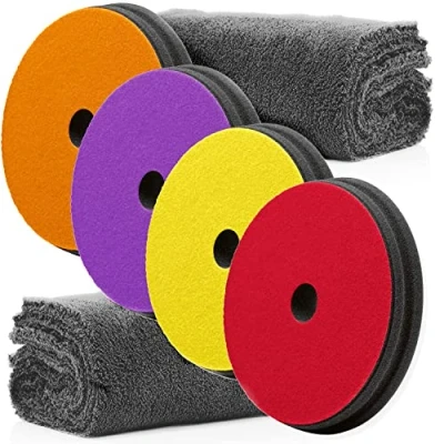 Afbeelding van Detailmate Koch Chemie Polijstpadset: Enkele Polijstschijf + Micro Fijne Grove (150 x 23 mm) 2