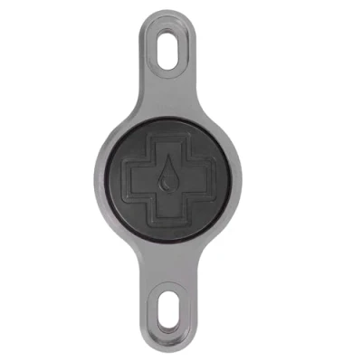Afbeelding van Muc Off Secure Bicycle AirTag Holder, Silver Air Tag Holder for Bike with Security Screws Anti Theft Protection Mount Compatible Apple