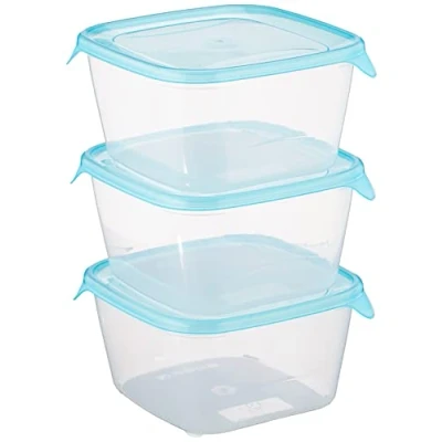 Afbeelding van Set Fresh&amp;Go Vershoudbakjes vierkant 3x1,2L