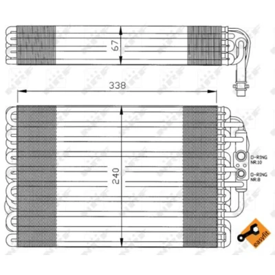 Afbeelding van NRF Airco verdamper 36034