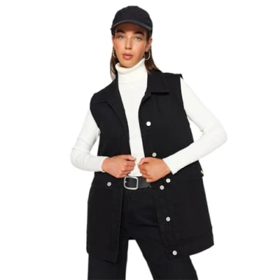 Afbeelding van Trendyol TCTAW22CK0006 Volwassenen Vrouwen Single Zwart 40