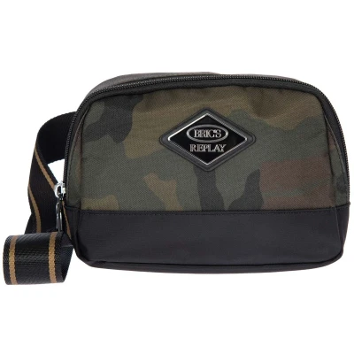 Afbeelding van BRIC&#039;S gordeltas schoudertas Replay Camoufla Belt Bag Green Camou veelkleurig