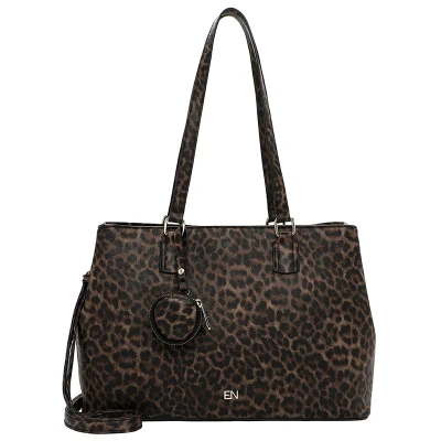 Afbeelding van EMILY &amp; NOAH Shopper E&amp;N Hanna ( 65424 ) Dames handtassen brown/black 201