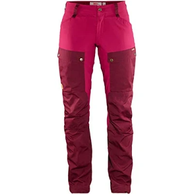 Afbeelding van FJALLRAVEN F89852 356 420 Keb Trousers Curved W Reg Dark Garnet Plum 36