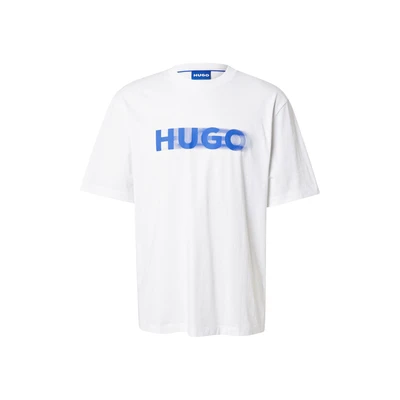 Afbeelding van HUGO Nalax Tshirt print, Heren, Maat: XS, Open white