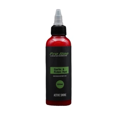 Afbeelding van Pro Line Active Smoke Liquid Garlic &amp; Robin Red (100ml) Boilie flavours