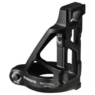 Afbeelding van Shimano XTR voorderailleur adapter FD 9050/70 Di2 versnellingstoebehoor klem, laag zwart