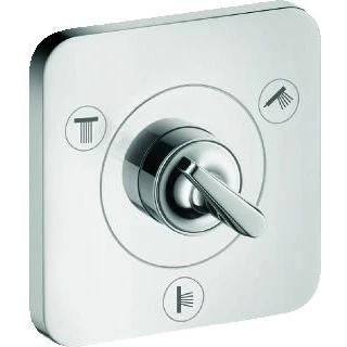 Afbeelding van Axor citterio e afbouwdeel trio quattro chroom 36772000