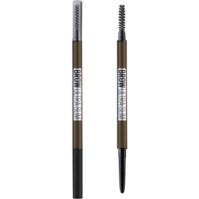 Afbeelding van 3x Maybelline Brow Ultra Slim Wenkbrauwpotlood 02 Soft Brown